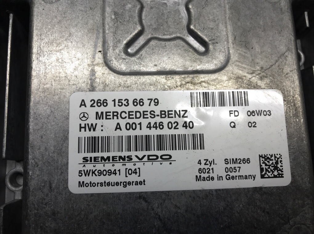 Блок управления двигателем для Mercedes A W169, 2006 г. 2.0 i бензин б/у — фото 6