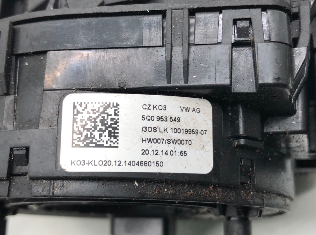Переключатель подрулевой (стрекоза) для Skoda Octavia, 2015 г. 1.6 TDi дизель б/у — фото 8
