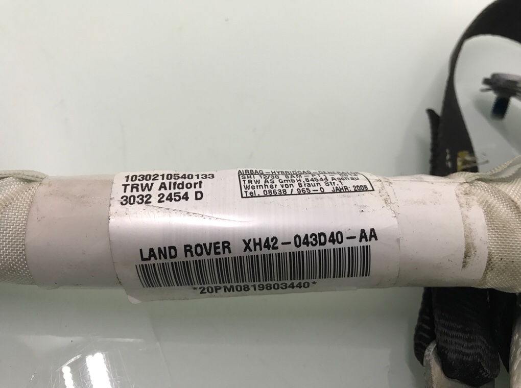 Подушка безопасности боковая (шторка) для Land Rover Range Rover, 2008 г. 3.6 TD дизель б/у — фото 5