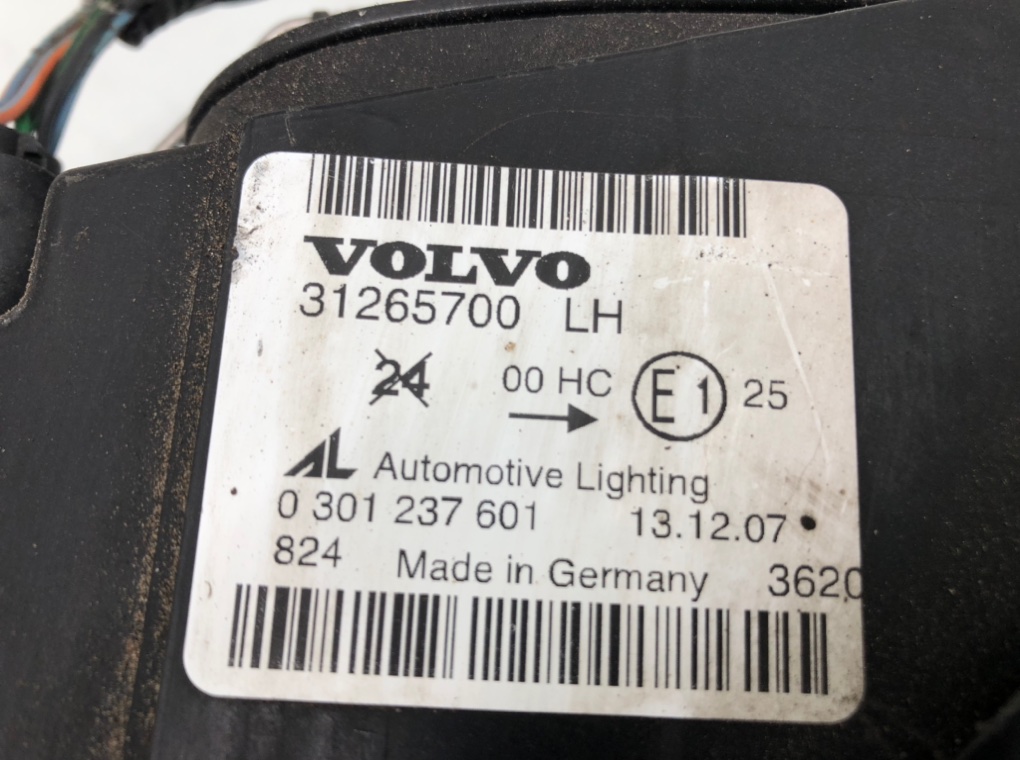 Фара левая для Volvo V50, 2008 г. 2.0 TD дизель б/у — фото 6
