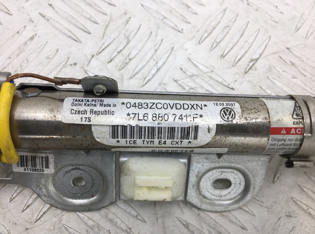 Подушка безопасности боковая (шторка) для Volkswagen Touareg, 2007 г. 2.5 TDi дизель б/у — фото 5