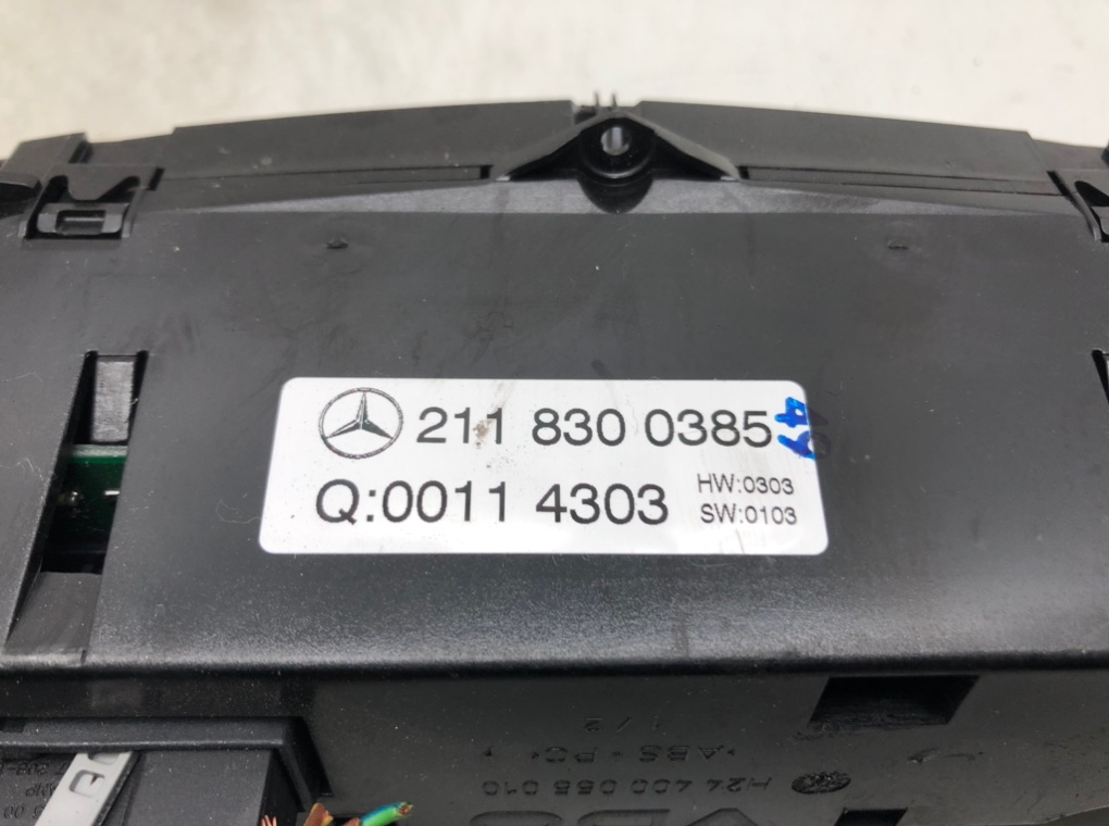 Блок управления печки/климат-контроля для Mercedes E W211, 2003 г. 3.2 CDi дизель б/у — фото 5