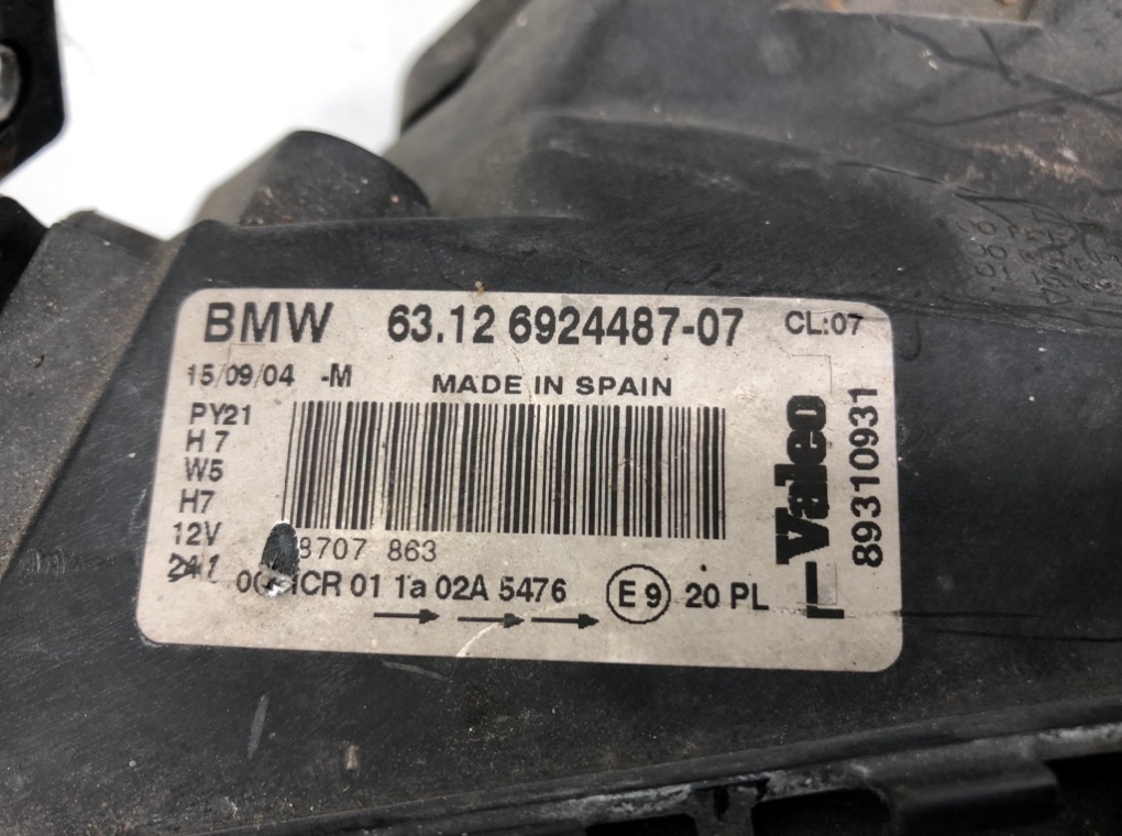 Фара левая для BMW 1 E87/E81/E82/E88, 2004 г. 2.0 i бензин б/у — фото 6