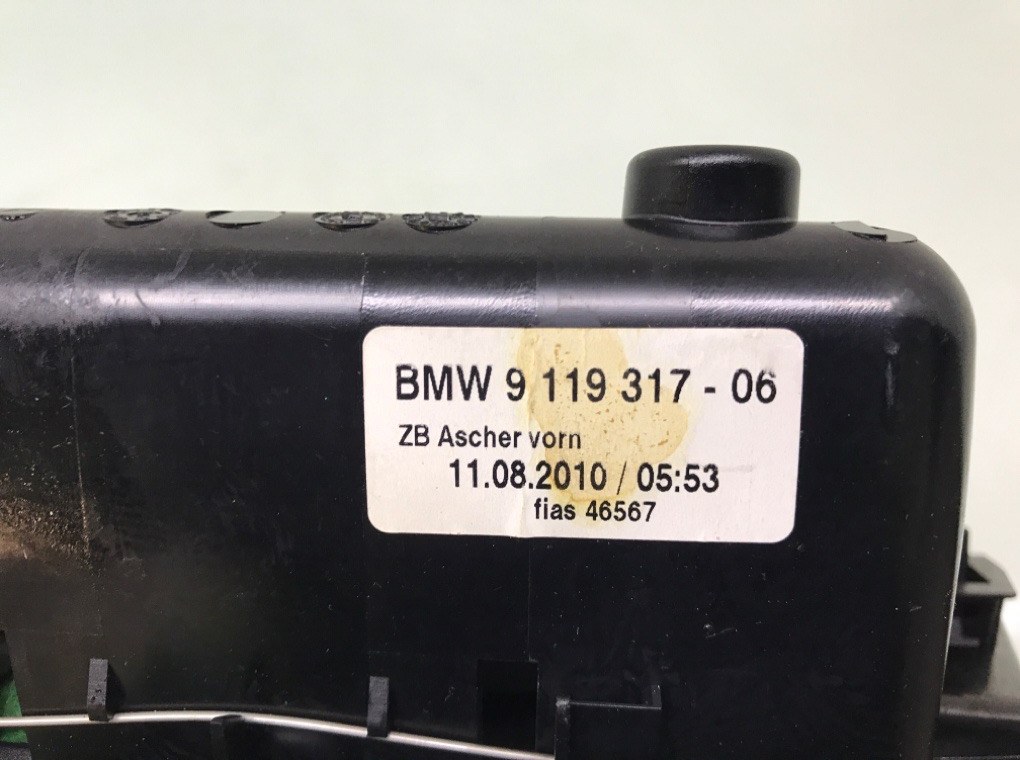 Пепельница для BMW 7 F01/F02, 2011 г. 3.0 TD дизель б/у — фото 8