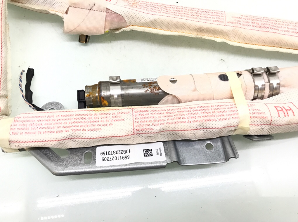Подушка безопасности боковая (шторка) для BMW 7 F01/F02, 2011 г. 3.0 TD дизель б/у — фото 4