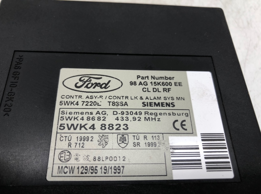Блок комфорта для Ford Focus, 2001 г. 1.8 TDDi дизель б/у — фото 5