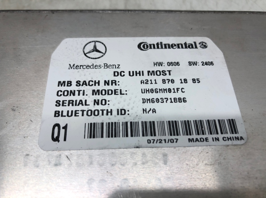 Блок управления телефоном для Mercedes C W203, 2008 г. 1.8 i бензин б/у — фото 5