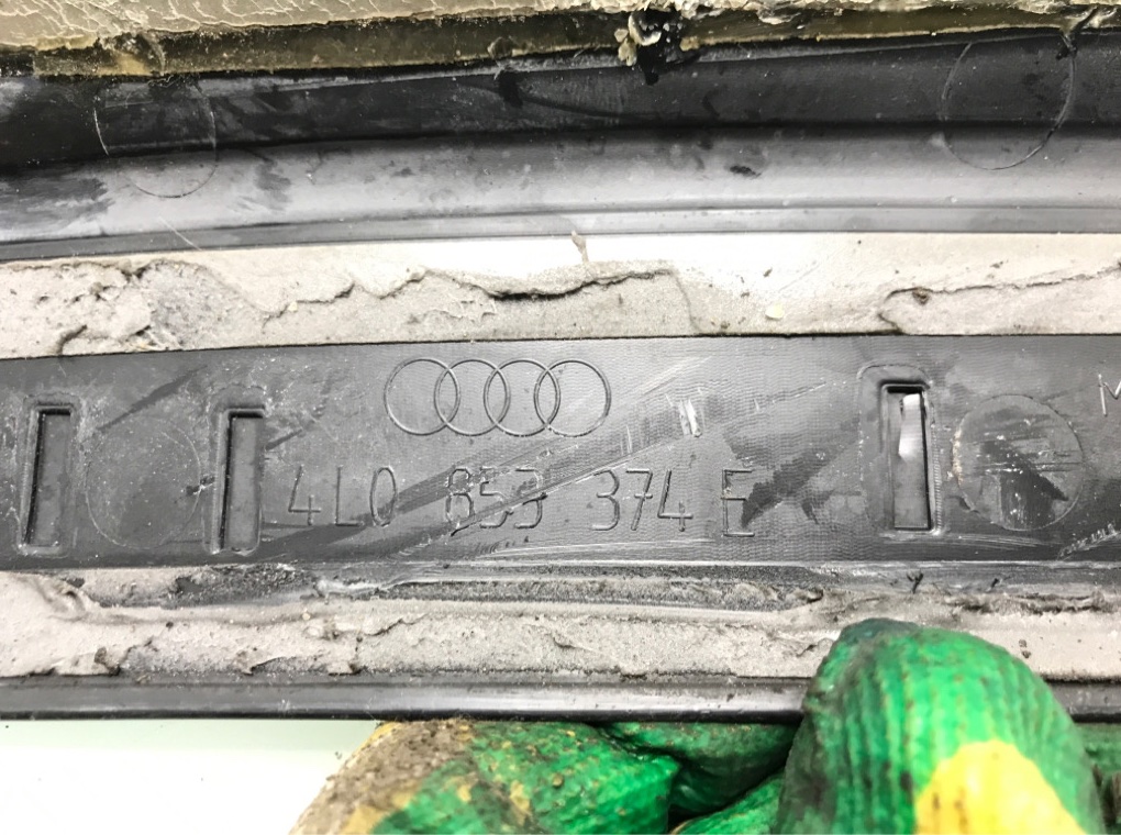 Накладка на порог для Audi Q7, 2008 г. 3.0 TDi дизель б/у — фото 6