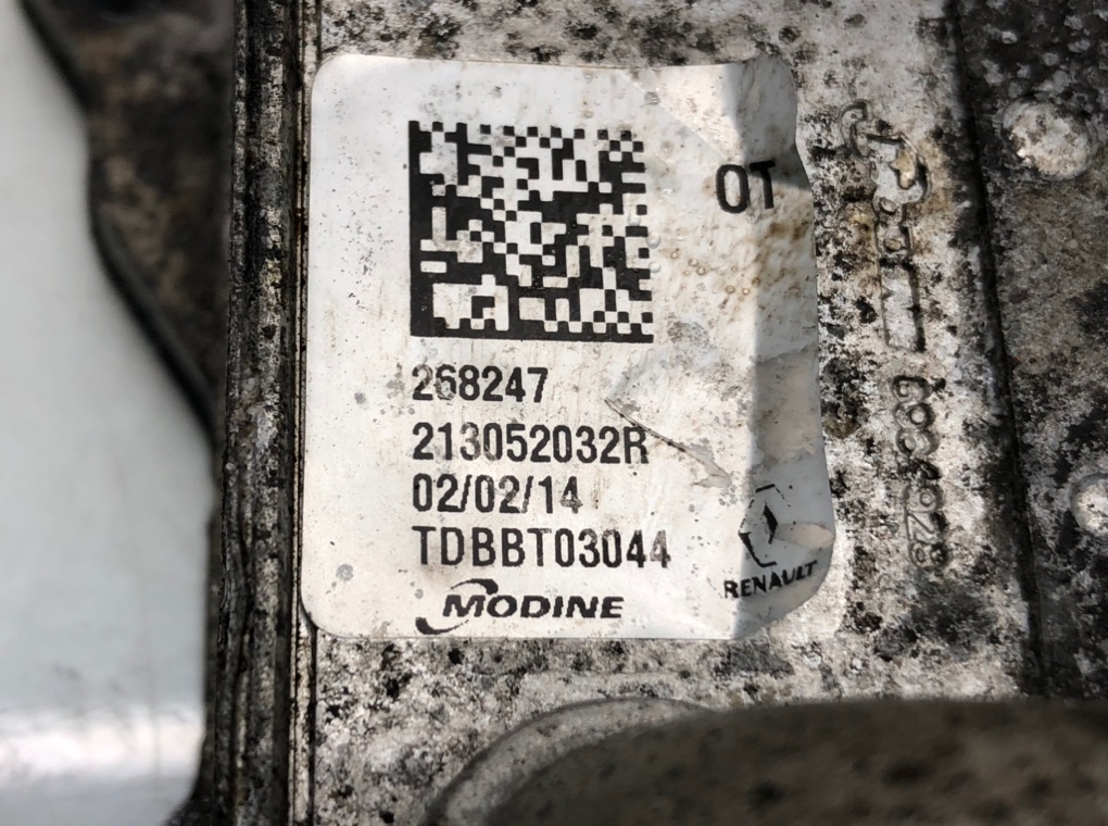 Радиатор масляный для Nissan Qashqai, 2014 г. 1.2 Ti бензин б/у — фото 7