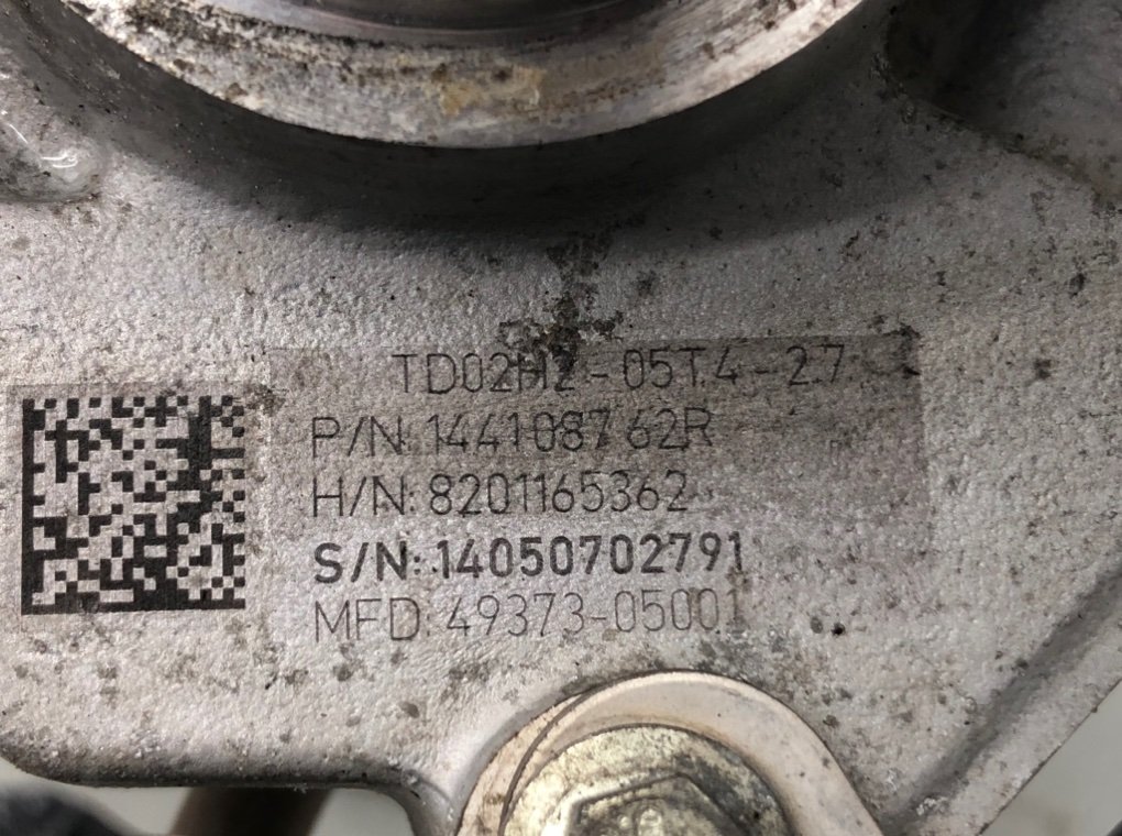 Турбина для Nissan Qashqai, 2014 г. 1.2 Ti бензин б/у — фото 7