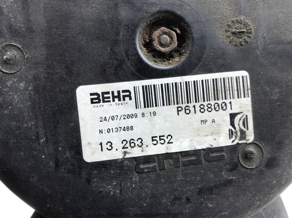 Вентилятор радиатора для Opel Corsa, 2009 г. 1.4 i бензин б/у — фото 7