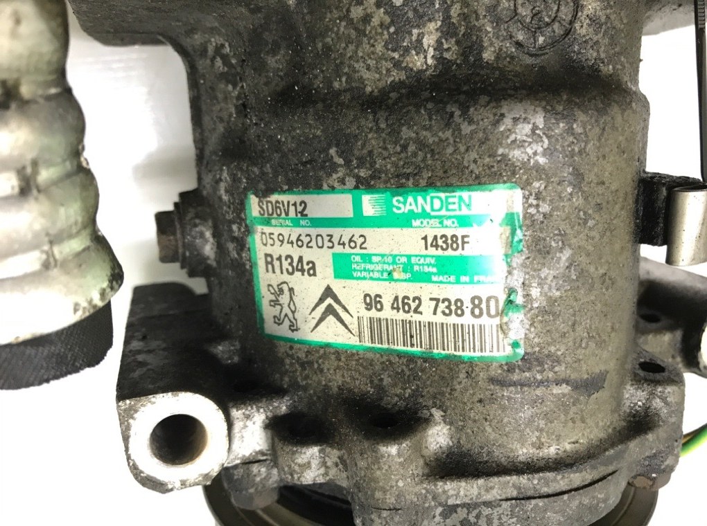Компрессор кондиционера для Peugeot 307, 2004 г. 1.6 i бензин б/у — фото 5
