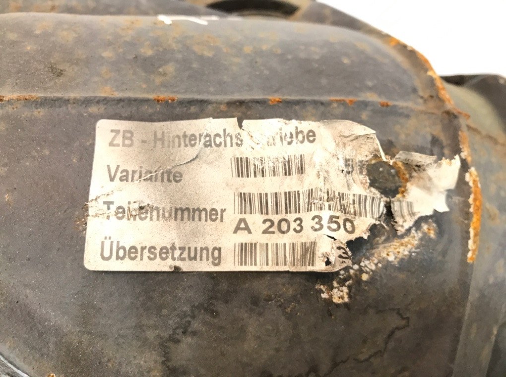 Редуктор заднего моста для Mercedes C W203, 2002 г. 3.2 i бензин б/у — фото 6