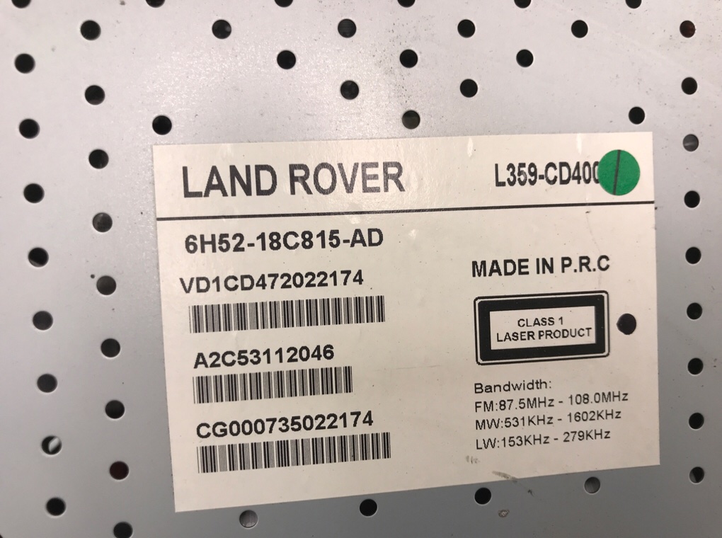 Магнитола для Land Rover Freelander, 2007 г. 2.2 TD дизель б/у — фото 5