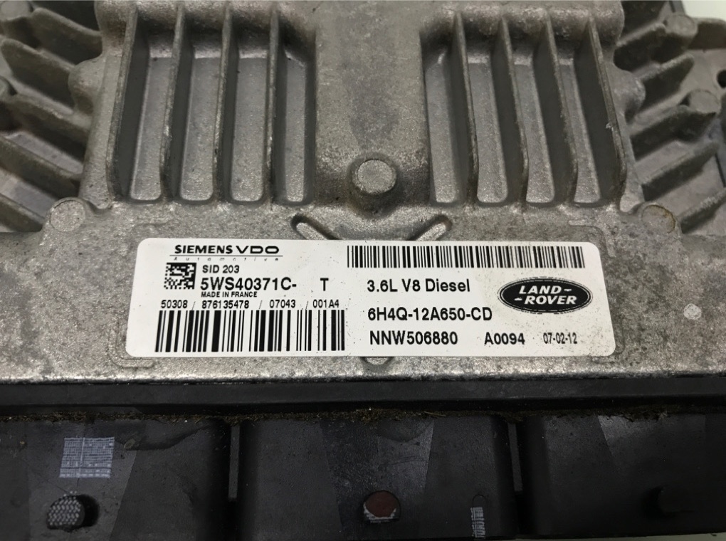 Блок управления двигателем для Land Rover Range Rover Sport, 2007 г. 3.6 TD дизель б/у — фото 5