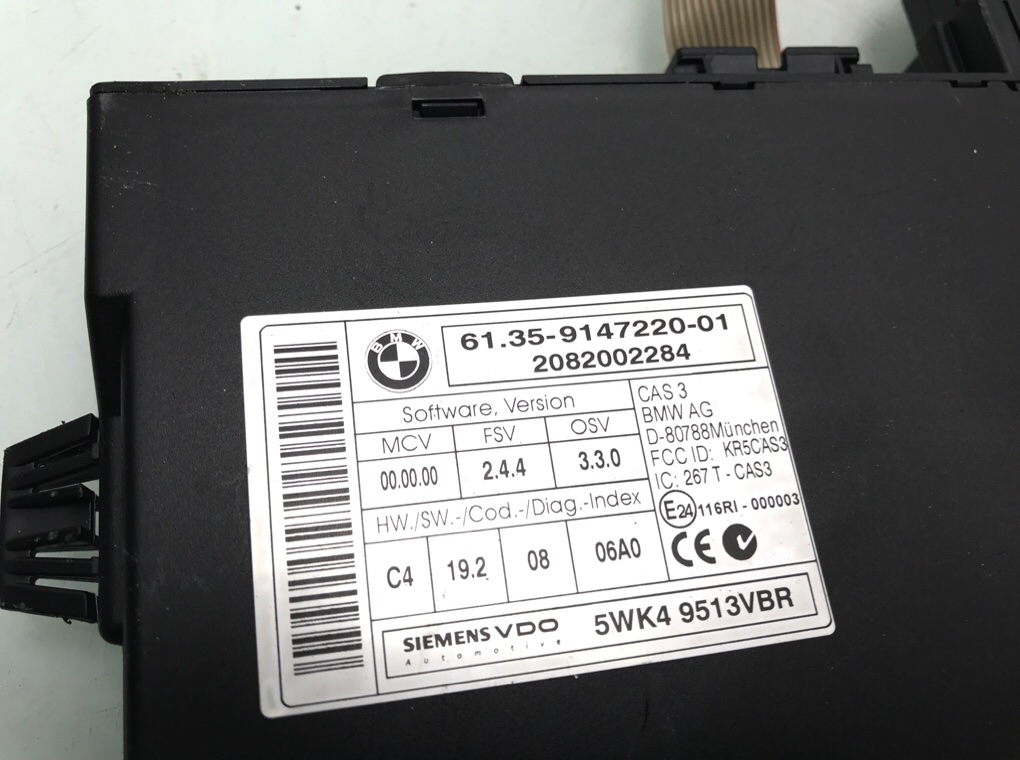 Замок зажигания для BMW 1 E87/E81/E82/E88, 2008 г. 2.0 TD дизель б/у — фото 6