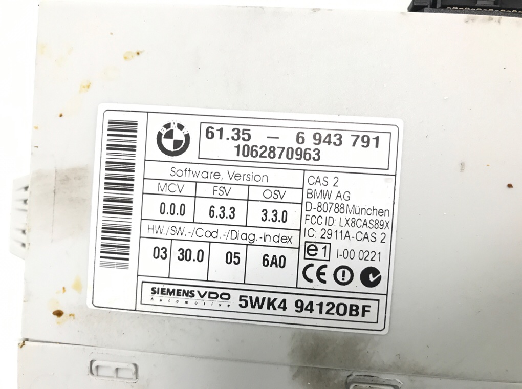 Замок зажигания для BMW 3 E90/E91/E92/E93, 2006 г. 2.5 i бензин б/у — фото 6