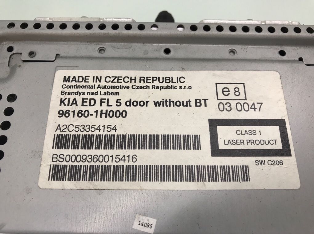 Магнитола для Kia Ceed, 2009 г. 1.4 i бензин б/у — фото 5