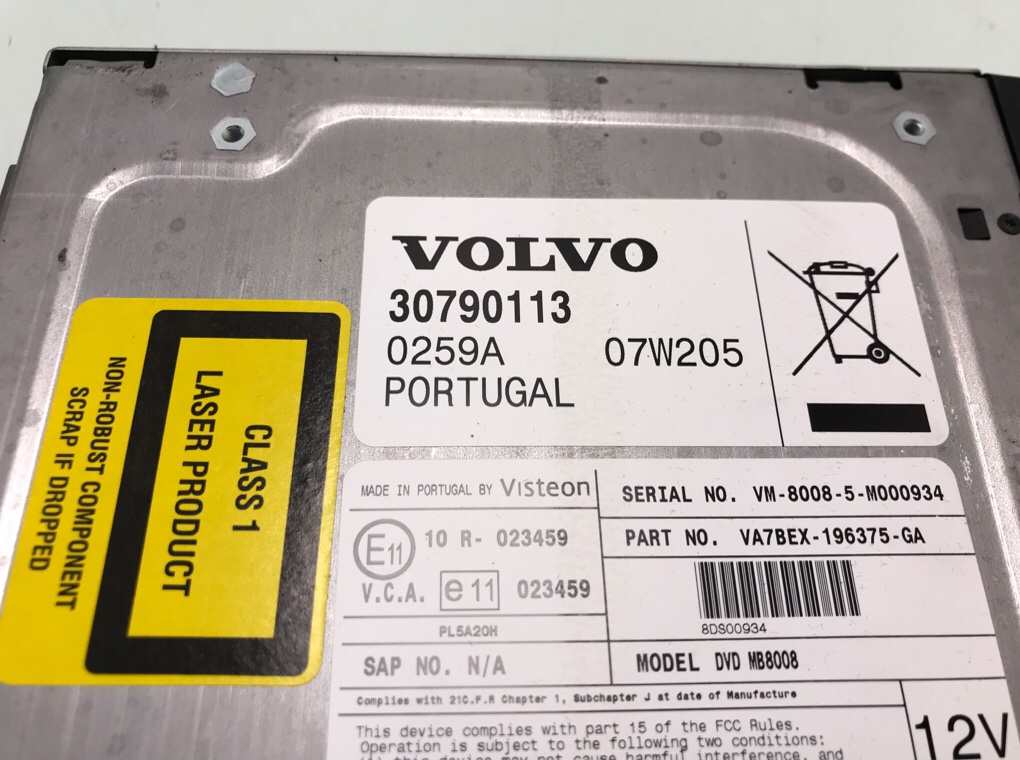 CD-чейнджер для Volvo S80, 2007 г. 2.4 D5 дизель б/у — фото 5