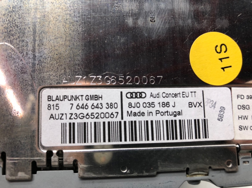 Магнитола для Audi TT, 2007 г. 2.0 TFSI бензин б/у — фото 7