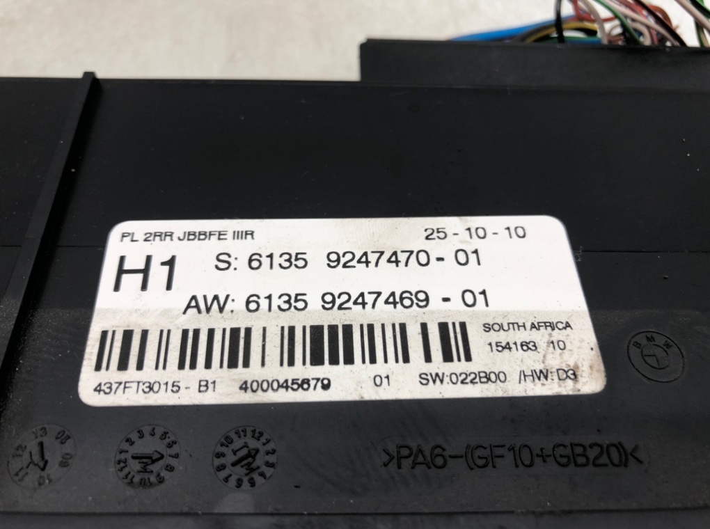 Блок комфорта для BMW 3 E90/E91/E92/E93, 2010 г. 2.0 TD дизель б/у — фото 5