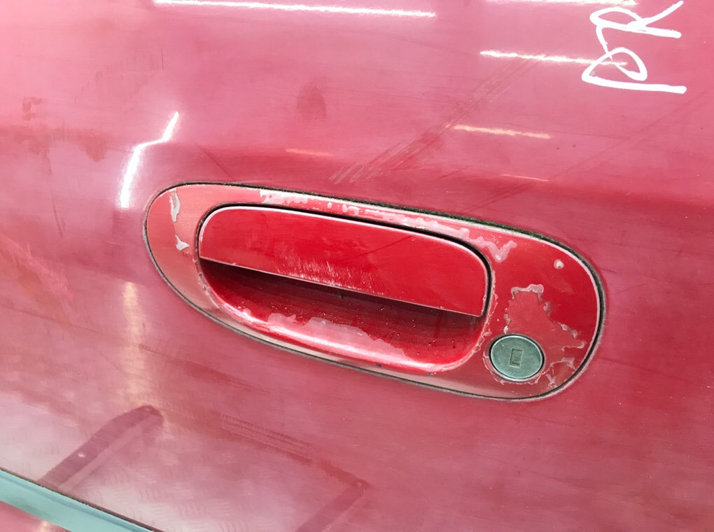 Дверь передняя левая для Mitsubishi Space Star, 2000 г. 1.3 i бензин б/у — фото 6