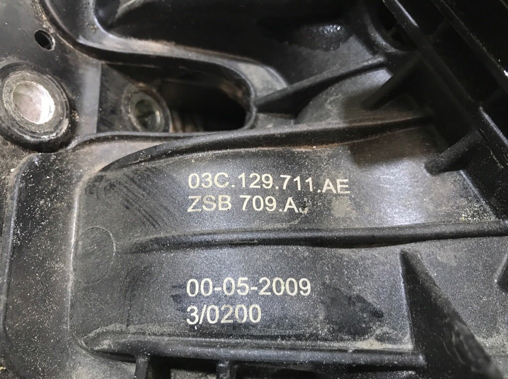 Коллектор впускной для Volkswagen Scirocco, 2009 г. 1.4 TSI бензин б/у — фото 7