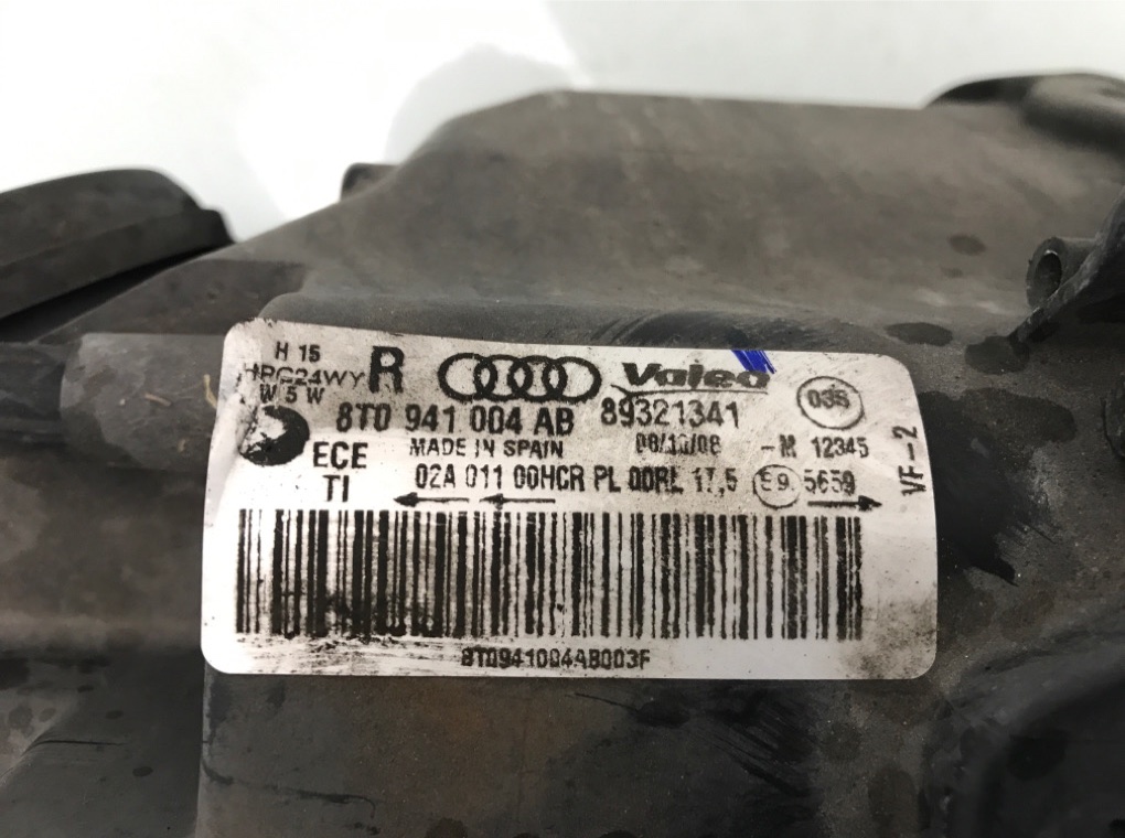 Фара правая для Audi A5, 2008 г. 2.0 TFSi бензин б/у — фото 7