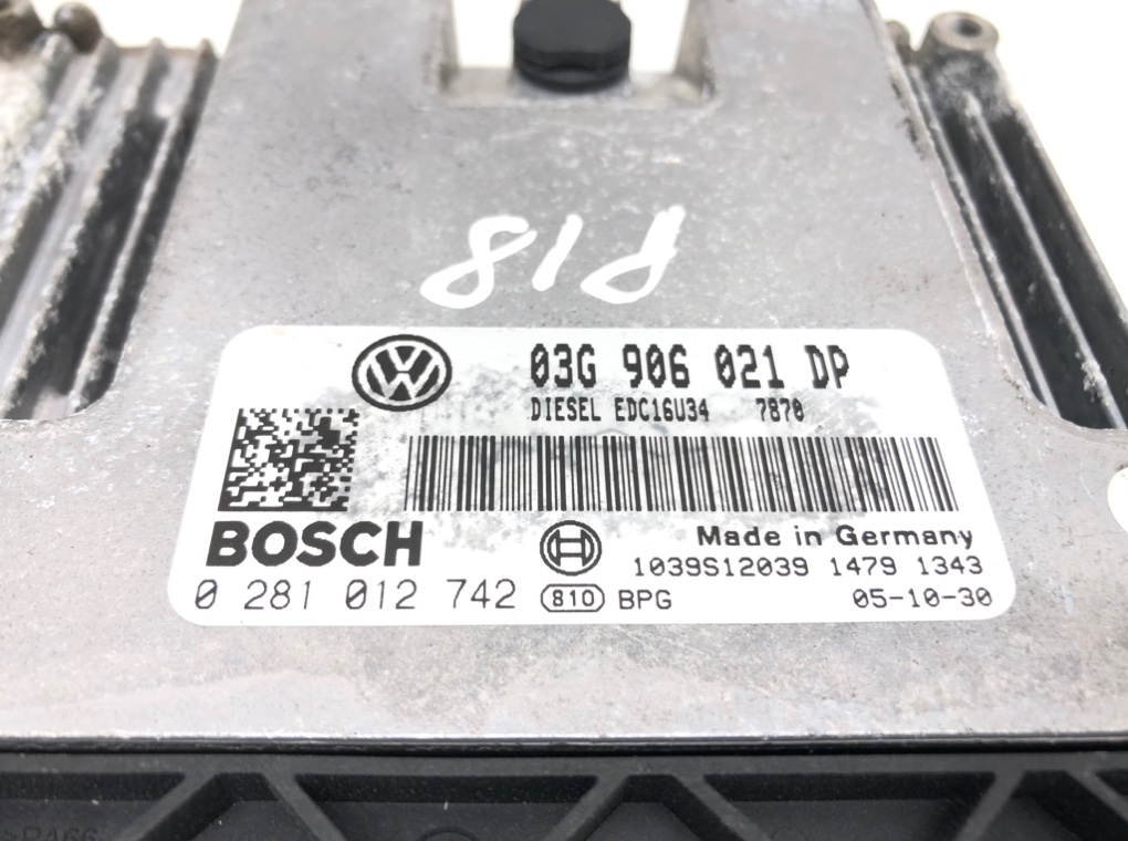 Блок управления двигателем для Volkswagen Passat, 2006 г. 1.9 TDi дизель б/у — фото 5