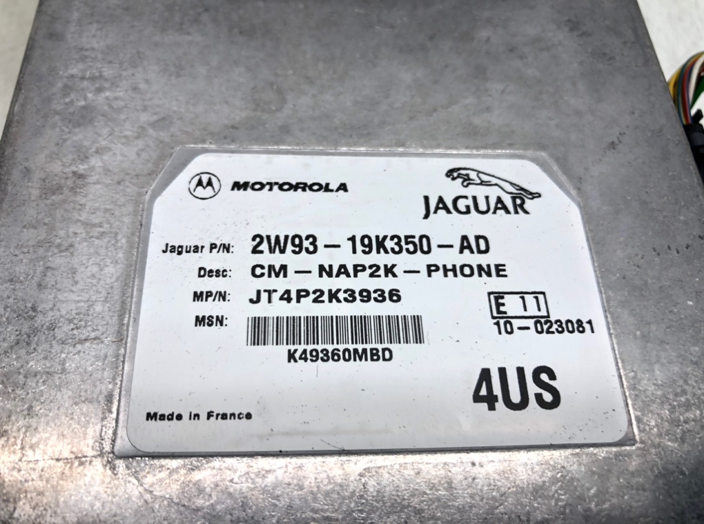 Блок управления телефоном для Jaguar X-Type, 2007 г. 2.2 D дизель б/у — фото 5