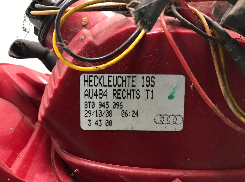 Фонарь задний правый для Audi A5, 2008 г. 2.0 TFSi бензин б/у — фото 5