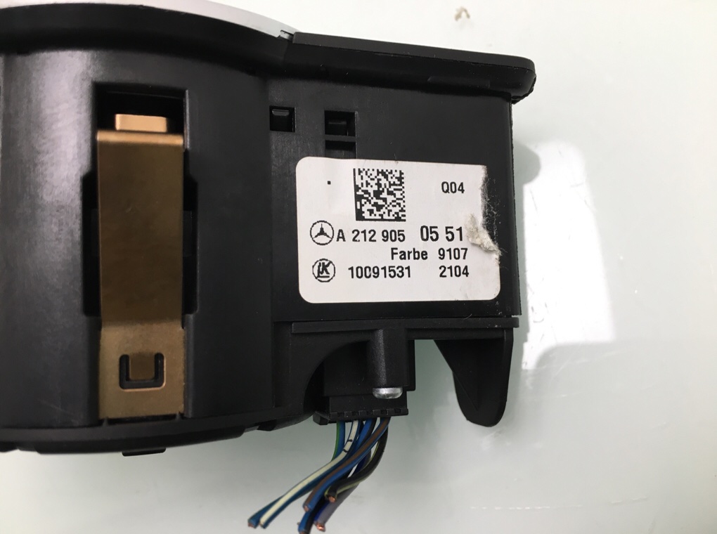 Переключатель света для Mercedes A W176, 2014 г. 2.2 CDi дизель б/у — фото 5