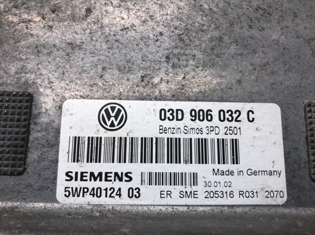 Блок управления двигателем для Volkswagen Polo, 2002 г. 1.2 i бензин б/у — фото 5