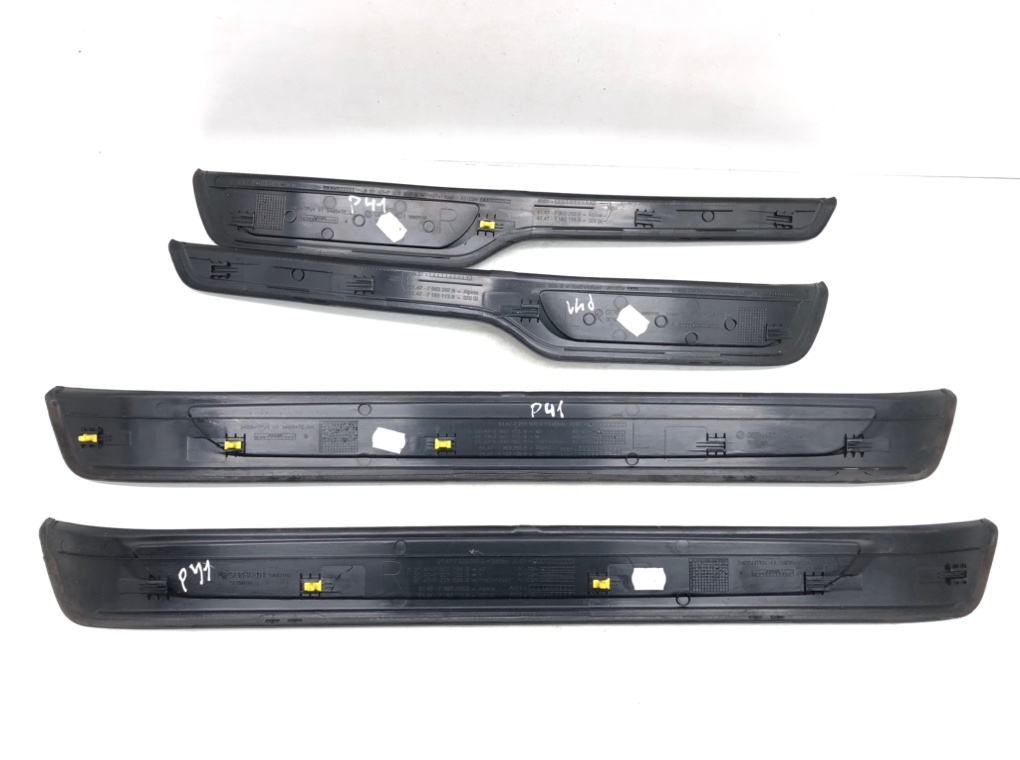 Накладка на порог для BMW 3 E90/E91/E92/E93, 2012 г. 2.0 TD дизель б/у — фото 2