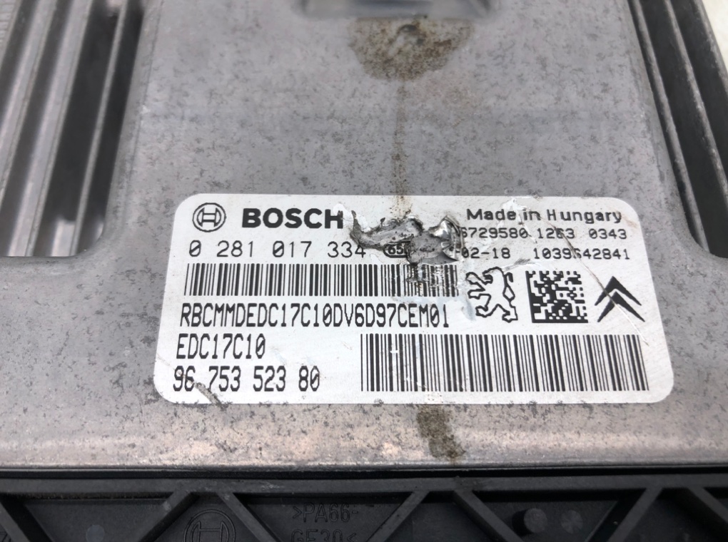 Блок управления двигателем для Citroen Berlingo, 2011 г. 1.6 HDi дизель б/у — фото 5