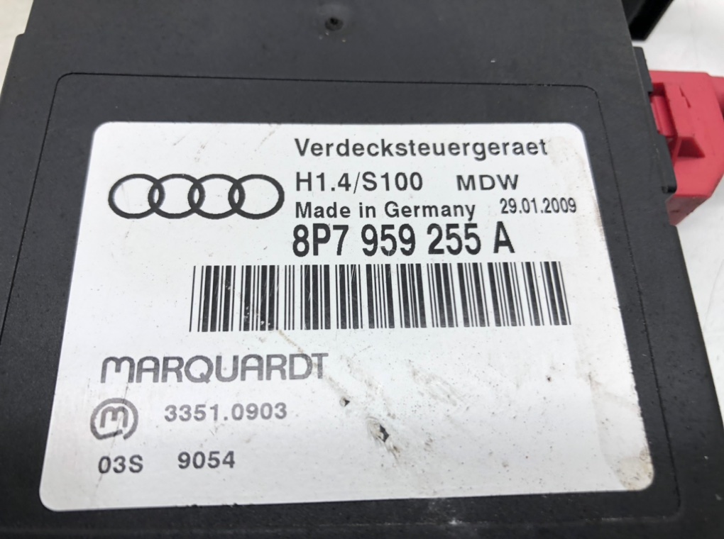 Блок комфорта для Audi A3, 2009 г. 1.9 TDi дизель б/у — фото 5