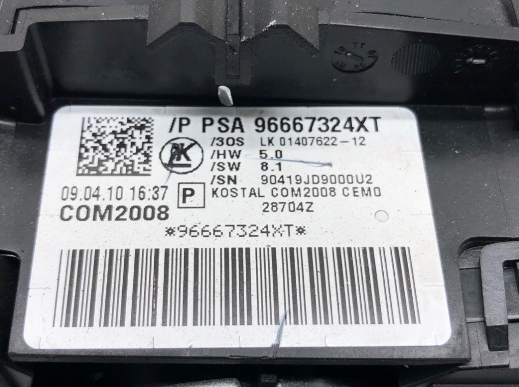 Переключатель подрулевой (стрекоза) для Citroen C3, 2010 г. 1.4 HDI дизель б/у — фото 6