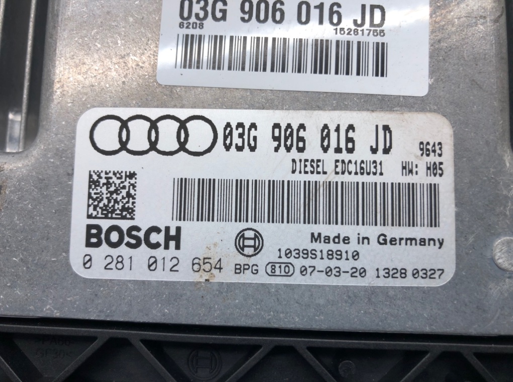 Блок управления двигателем для Audi A4, 2007 г. 2.0 TDi дизель б/у — фото 5