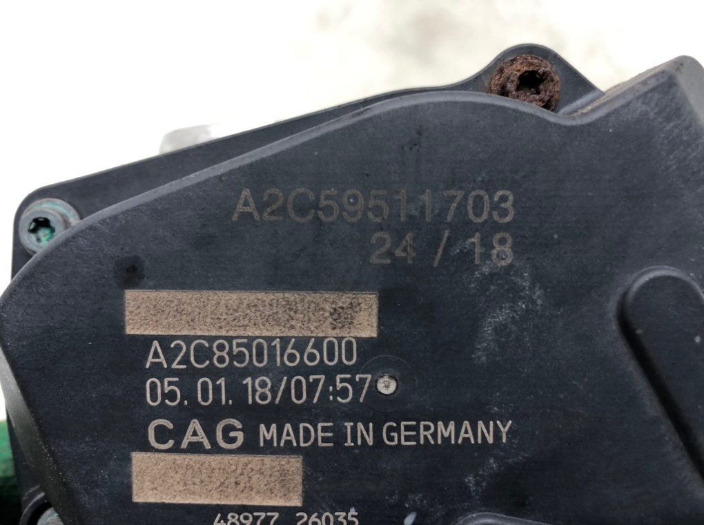 Заслонка дроссельная для Volkswagen Polo, 2009 г. 1.2 i бензин б/у — фото 7