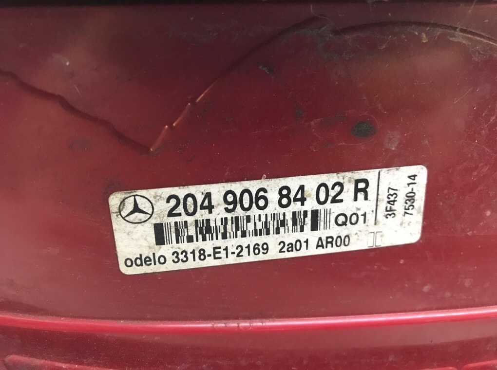 Фонарь задний правый для Mercedes C W204, 2007 г. 1.8 i бензин б/у — фото 5