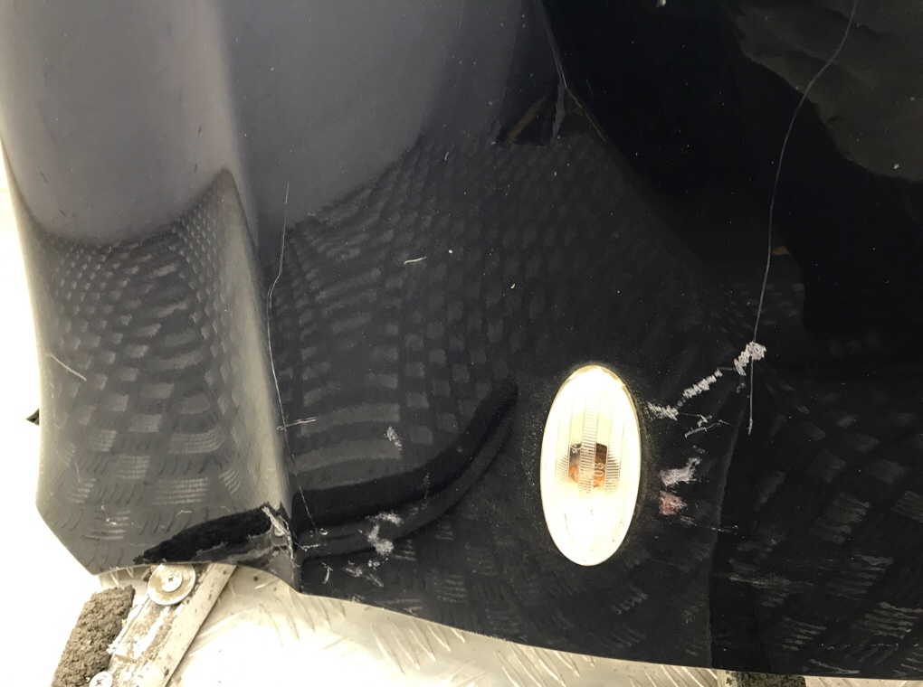 Крыло переднее правое для Nissan Qashqai+2, 2011 г. 1.5 DCi дизель б/у — фото 6