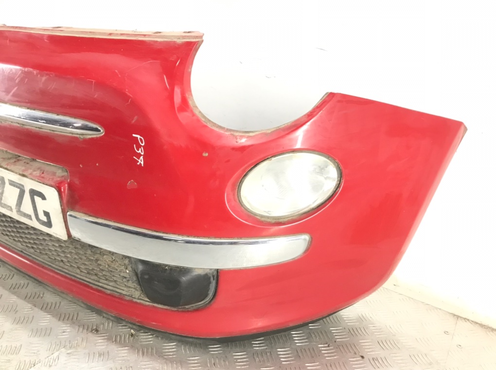 Бампер передний для Fiat 500, 2011 г. 0.9 Ti бензин б/у — фото 3