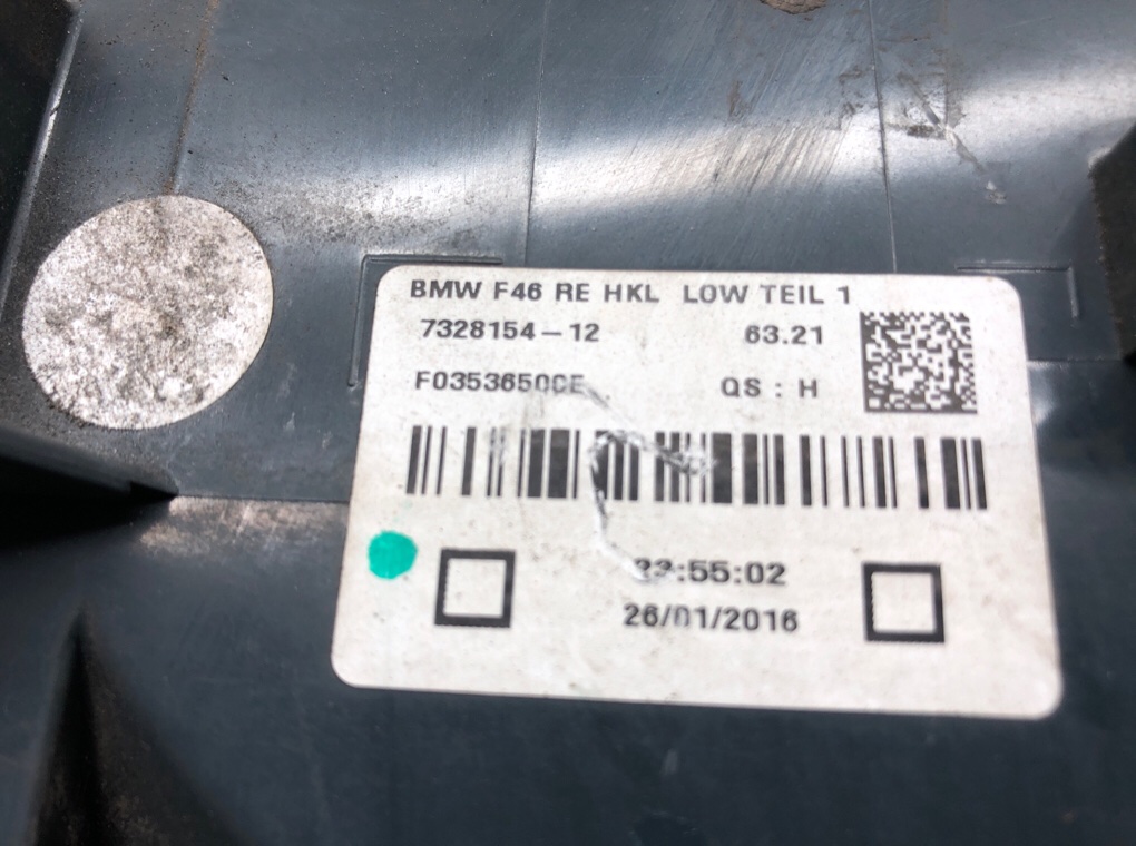 Фонарь задний правый для BMW 2 F46, 2016 г. 1.5 i бензин б/у — фото 7