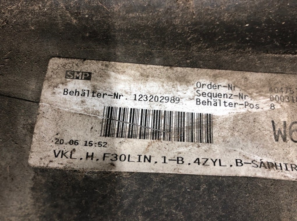Бампер задний для BMW 3 F30/F31/GT F34, 2012 г. 2.0 TD дизель б/у — фото 7