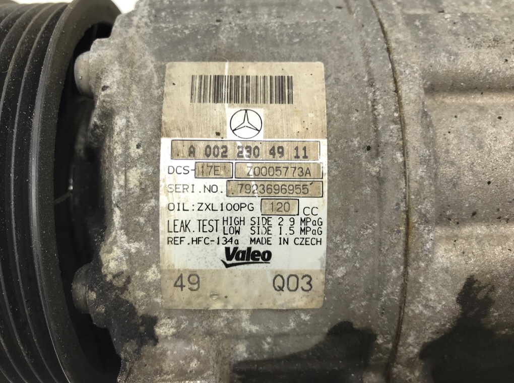 Компрессор кондиционера для Mercedes C W204, 2008 г. 1.8 i бензин б/у — фото 5