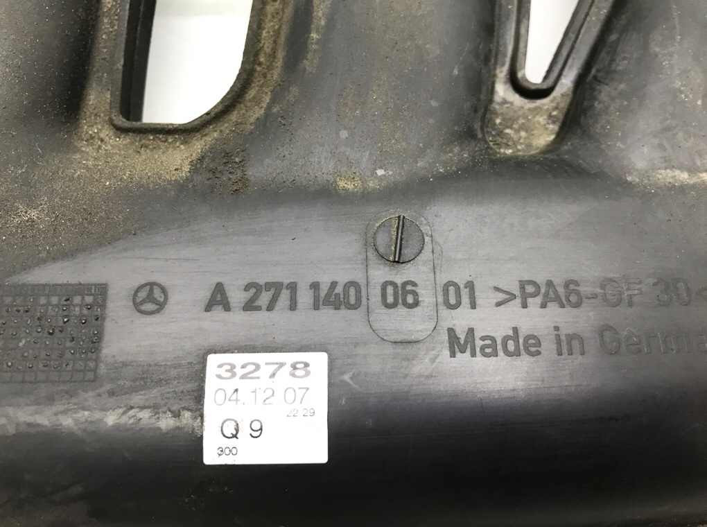 Коллектор впускной для Mercedes C W204, 2008 г. 1.8 i бензин б/у — фото 6