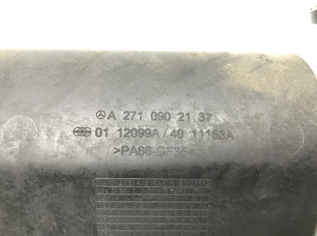 Патрубок интеркулера для Mercedes C W204, 2008 г. 1.8 i бензин б/у — фото 5