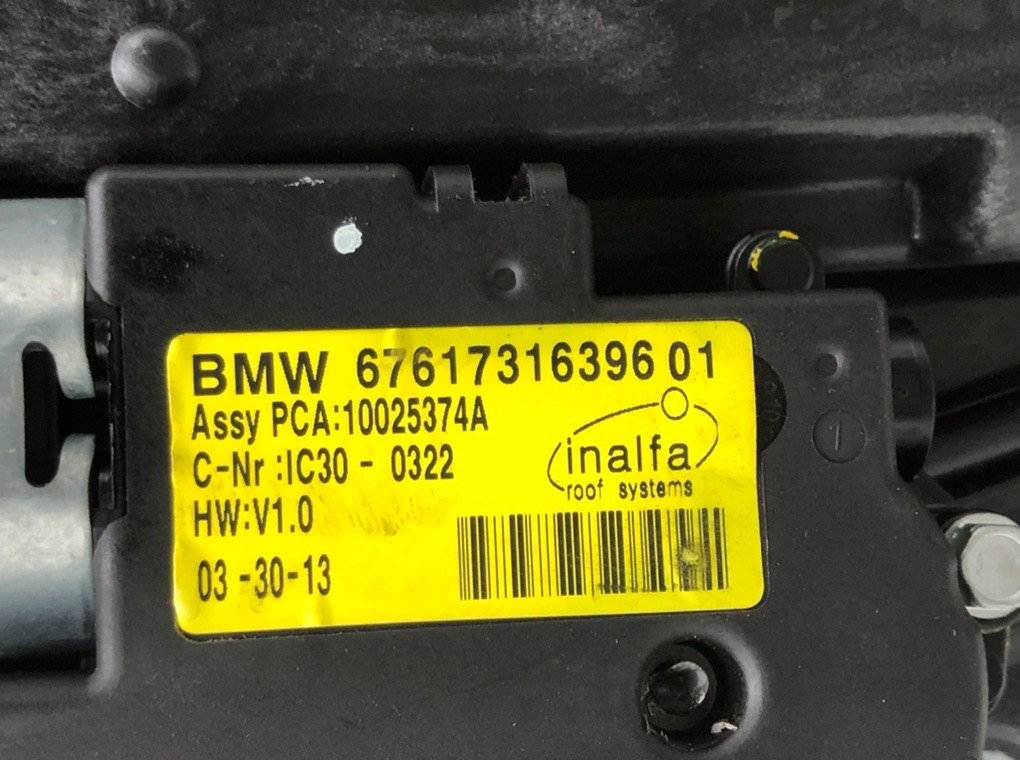 Стекло панорамной крыши для BMW X3 F25, 2014 г. 2.0 i бензин б/у — фото 28