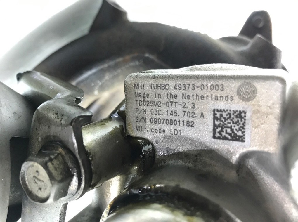 Турбина для Audi A3, 2009 г. 1.4 TFSI бензин б/у — фото 5