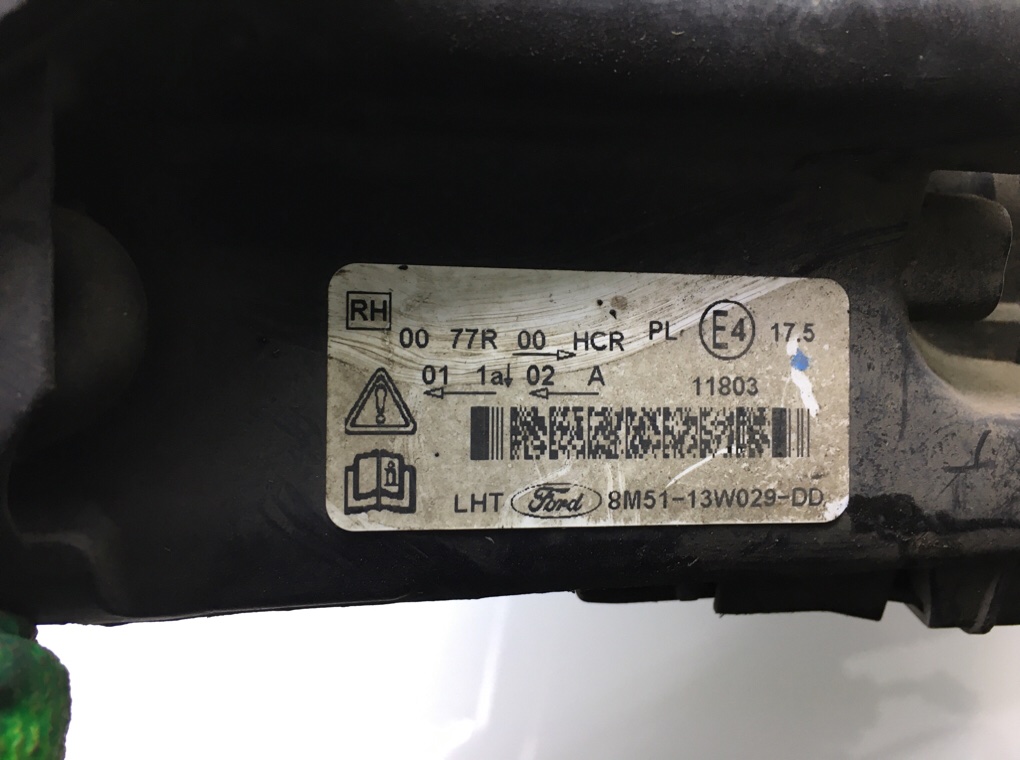 Фара правая для Ford Focus, 2008 г. 1.6 i бензин б/у — фото 6